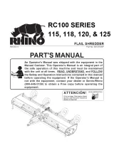 Запасні частини подрібнювачів рослинних решток Rhino